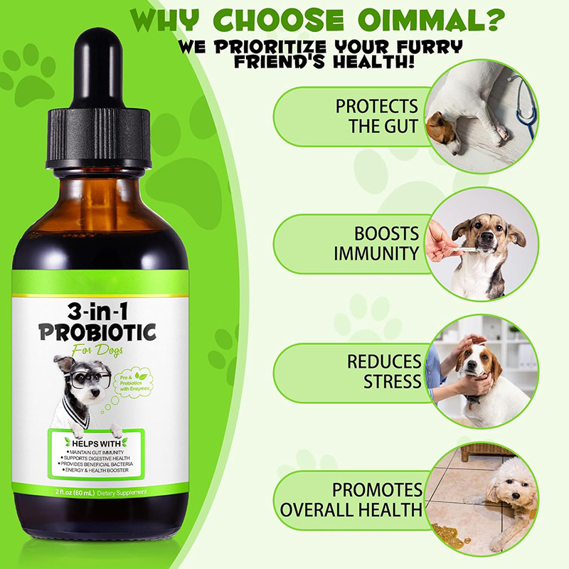 Wholesale OEM Brand Supported Pet Health Care Supplements Manufacturer's Cross-Border Hot Selling Probiotics Dog Eye Care