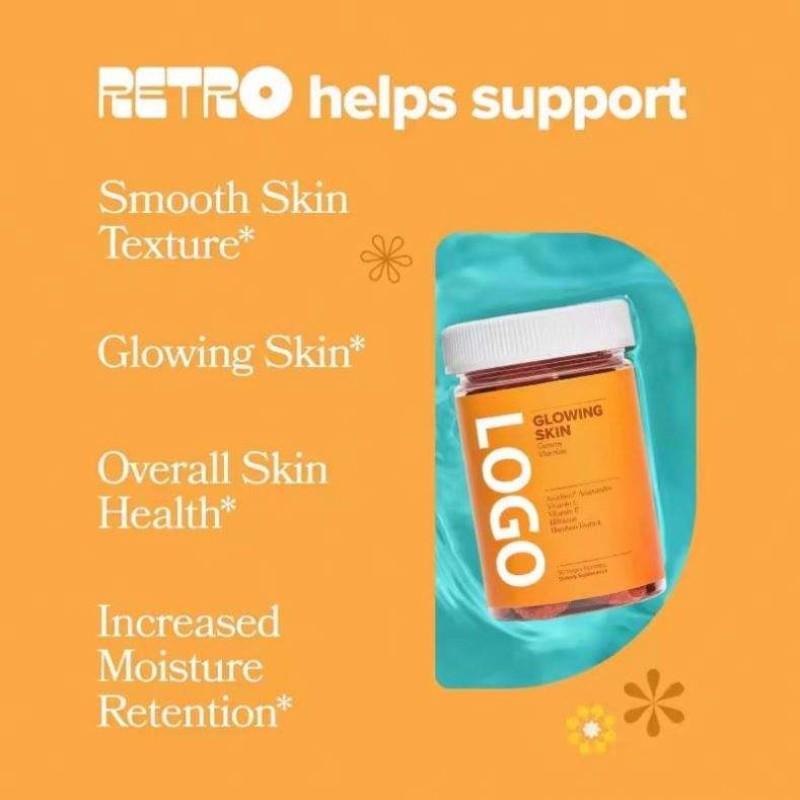 Best Glowing Collagen L-Glutathione Gummies Biotin Gummies Baboo Extract and Astaxanthin Capsules for Adults