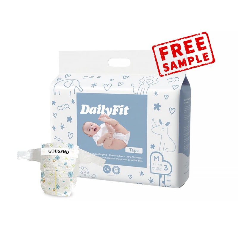 Baby Diapers Manufacturer - Wholesale Disposable Soft Breathable Cotton Printed Design Free Samples