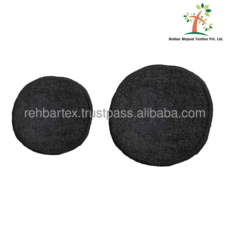 Cosmetic Pads Supplier - Bamboo Terry Makeup Removal Customized Shape