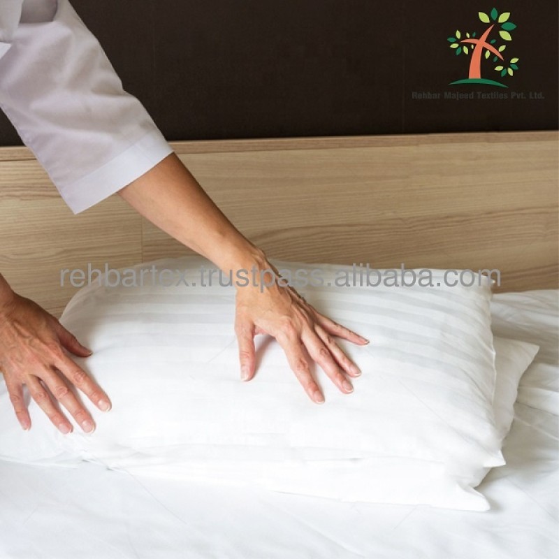 Pillow Case Manufacturer - Luxury Cotton Vertical Design Home Hotel