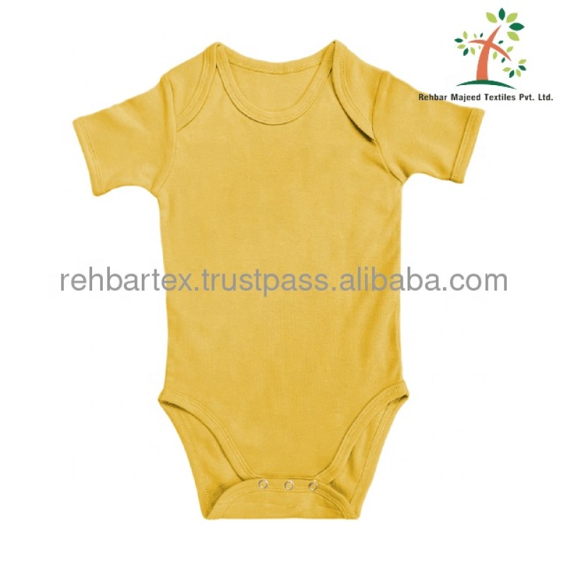 Baby Onesie Set Manufacturer - Cotton Comfortable Solid Colors Custom Size