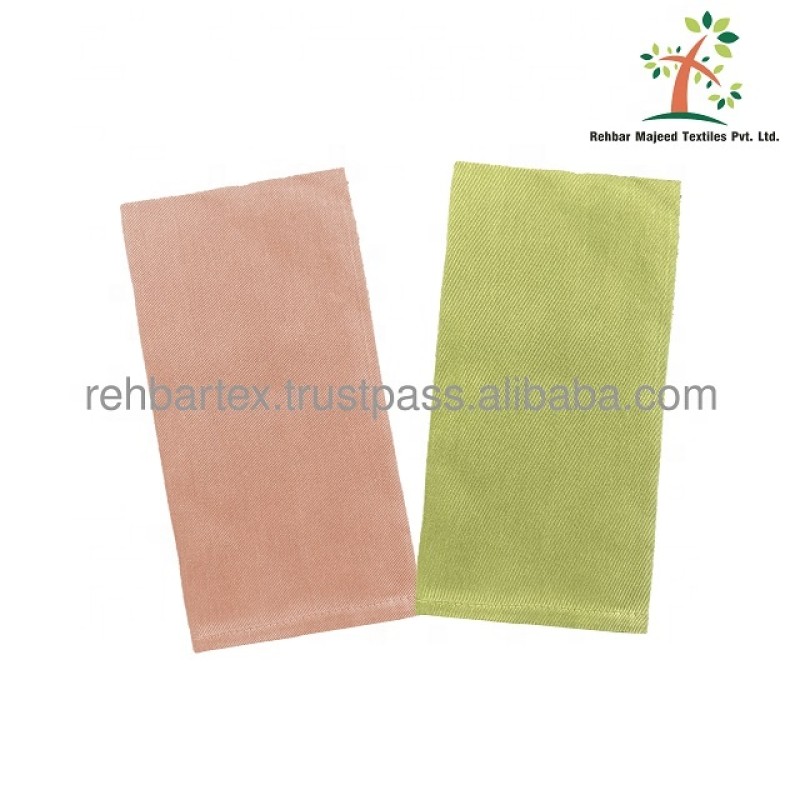 Cloth Napkin Manufacturer - Handmade Classic Plain Dyed Fine Dining