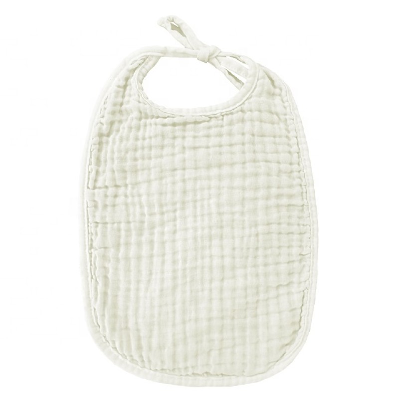 Tie Bib Factory - Cotton Crinkle Muslin Comfortable Reusable Multiple Colors