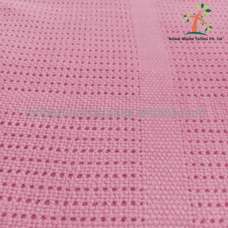 Cellular Blanket Supplier - Cotton Soft Skin Friendly Breathable Infants