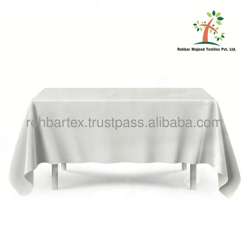 Table Cloth Supplier - Cotton Stripe Weave Elegant Durable Dining