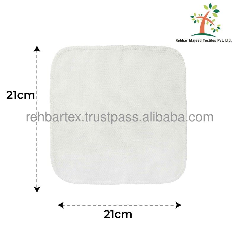 Cloth Wipes Supplier - Birdseye Soft Absorbent Sustainable 21x21cm