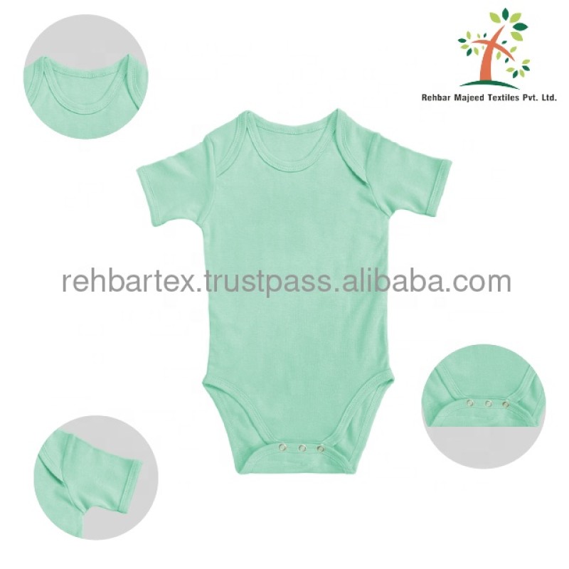 Baby Onesie Set Manufacturer - Cotton Comfortable Solid Colors Custom Size