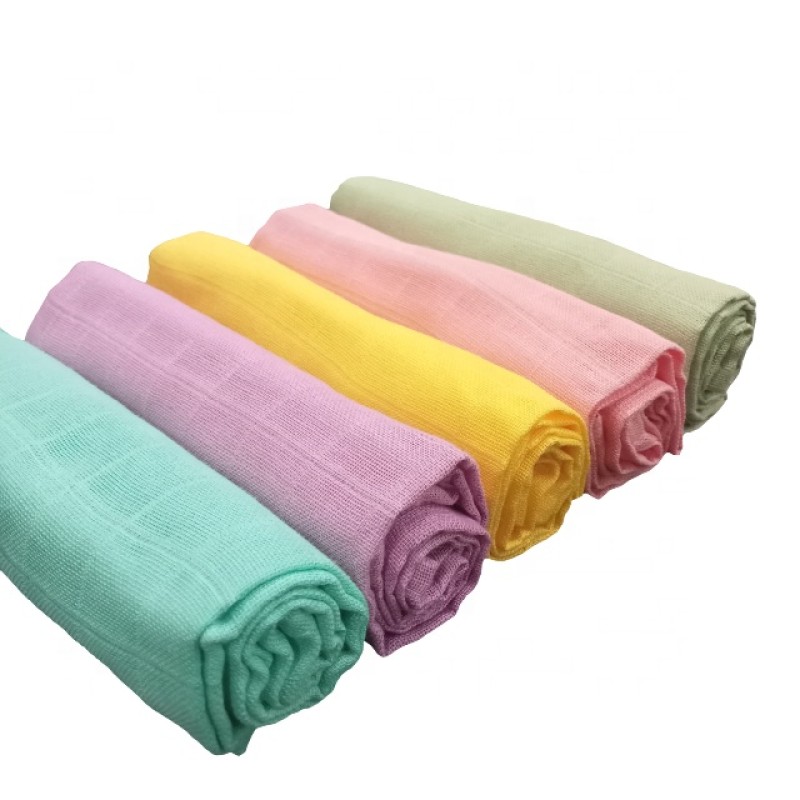 Swaddle Blankets Factory - Cotton Solid Color Breathable Eco-Friendly