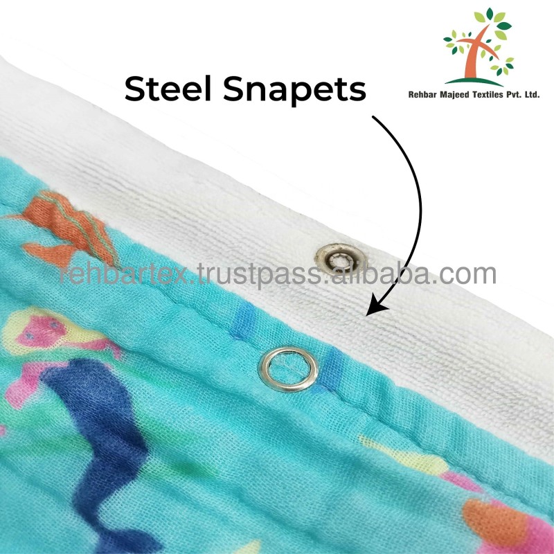 Hooded Poncho Factory - Cotton Muslin Knitted Terry Extra Soft