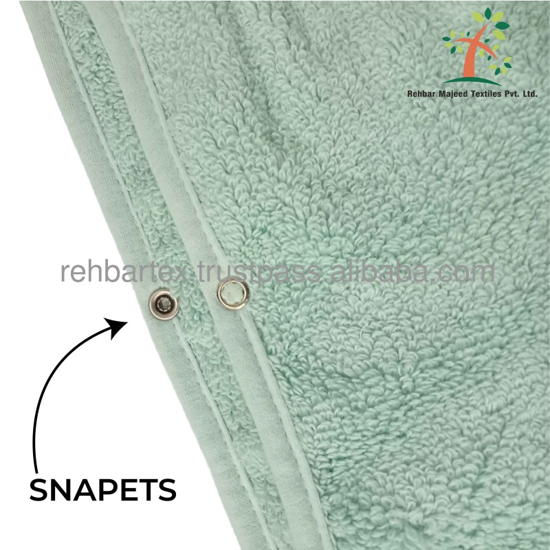 Hooded Poncho Manufacturer - Cotton Terry Bamboo Extra Soft Multiple Colors