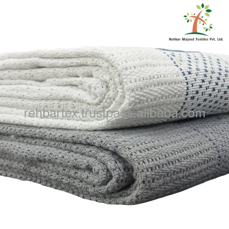 Thermal Blanket Manufacturer - Cotton Soft Warmth Custom Size Multiple Colors