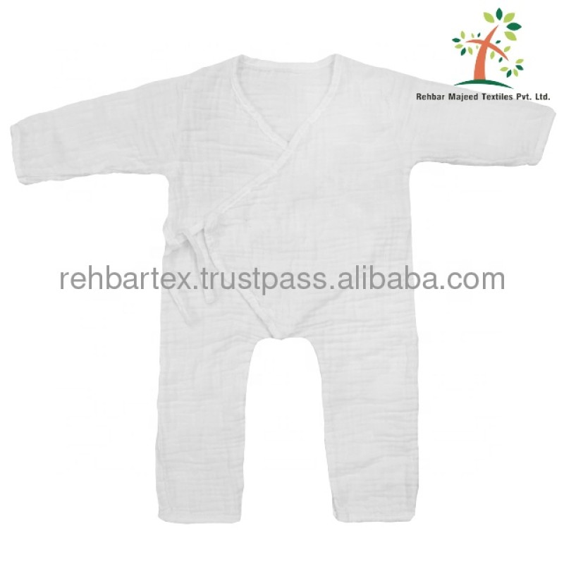 Muslin Romper Supplier - Organic Cotton Soft Fluffy 0-3 Months