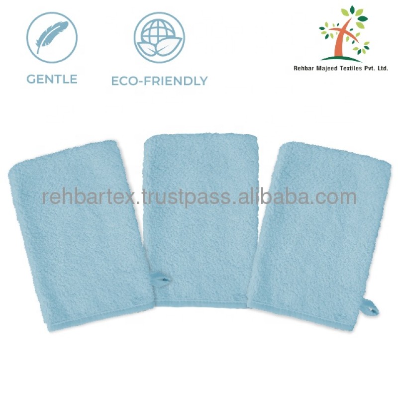 Scrub Gloves Manufacturer - Luxury Cotton Customized Size Gentle Eco-Friendly