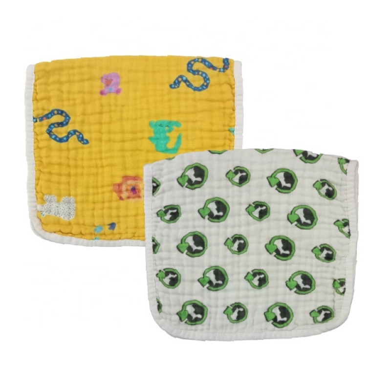 Burp Cloth Manufacturer - Cotton Muslin 3-Layers Ultra Absorbent Extra Soft