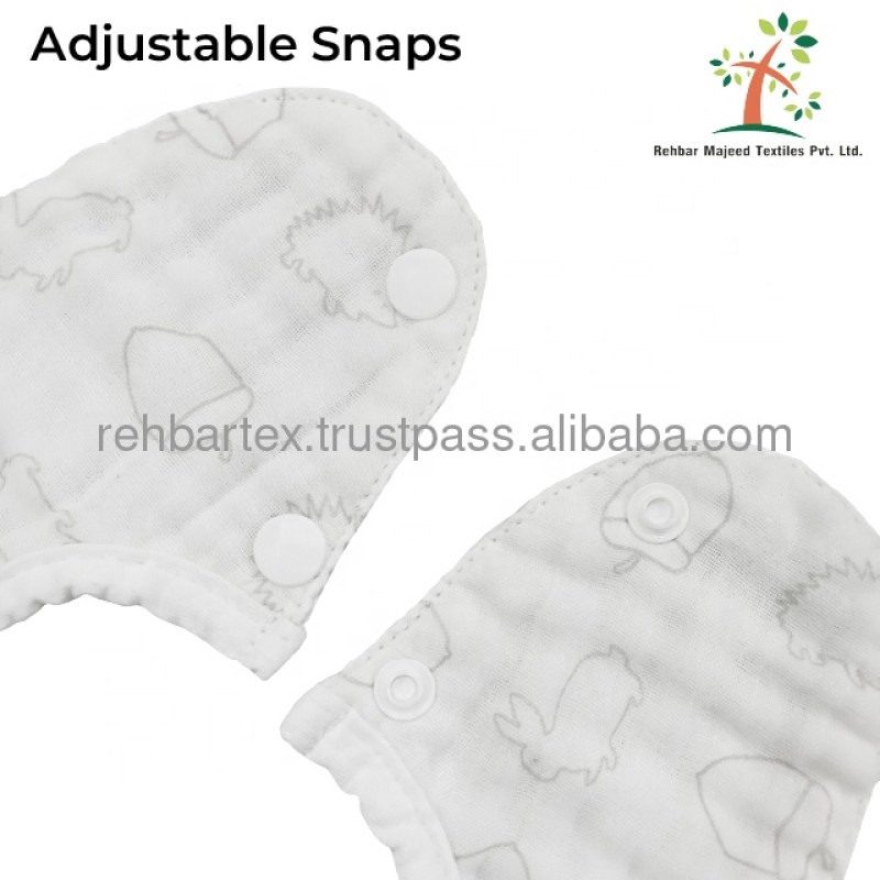 Muslin Bib Supplier - Cotton Adjustable Eating Drooling Teething