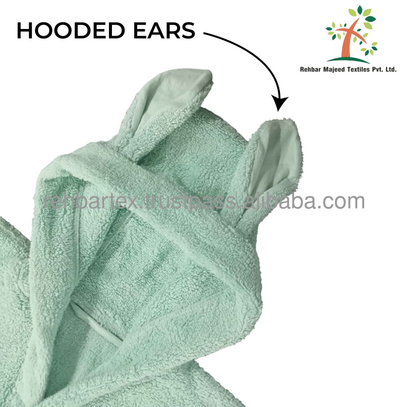 Hooded Poncho Manufacturer - Cotton Terry Bamboo Extra Soft Multiple Colors