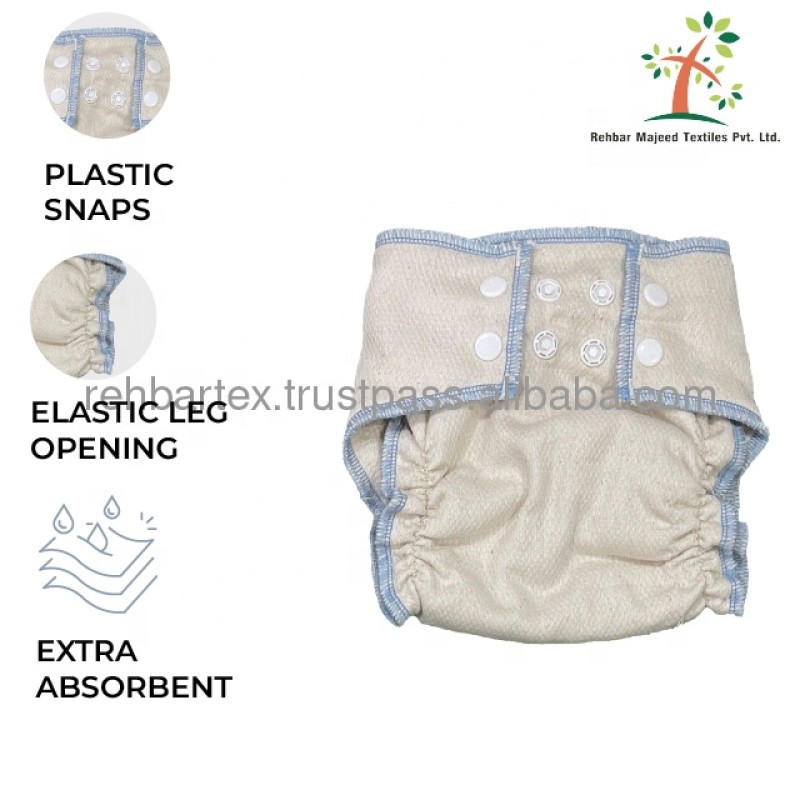 Baby Fitted Diapers Supplier - Washable Reusable Adjustable Soft Cloth