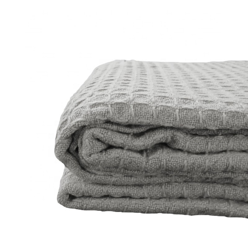 Waffle Blanket Manufacturer - 50% Cotton 50% Polyester Soft Warmth Custom