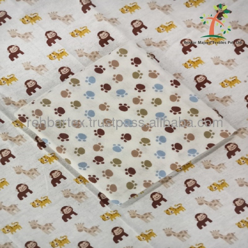 Flannel Sheets Manufacturer - Cotton Printed Extra Soft Babies Friendly