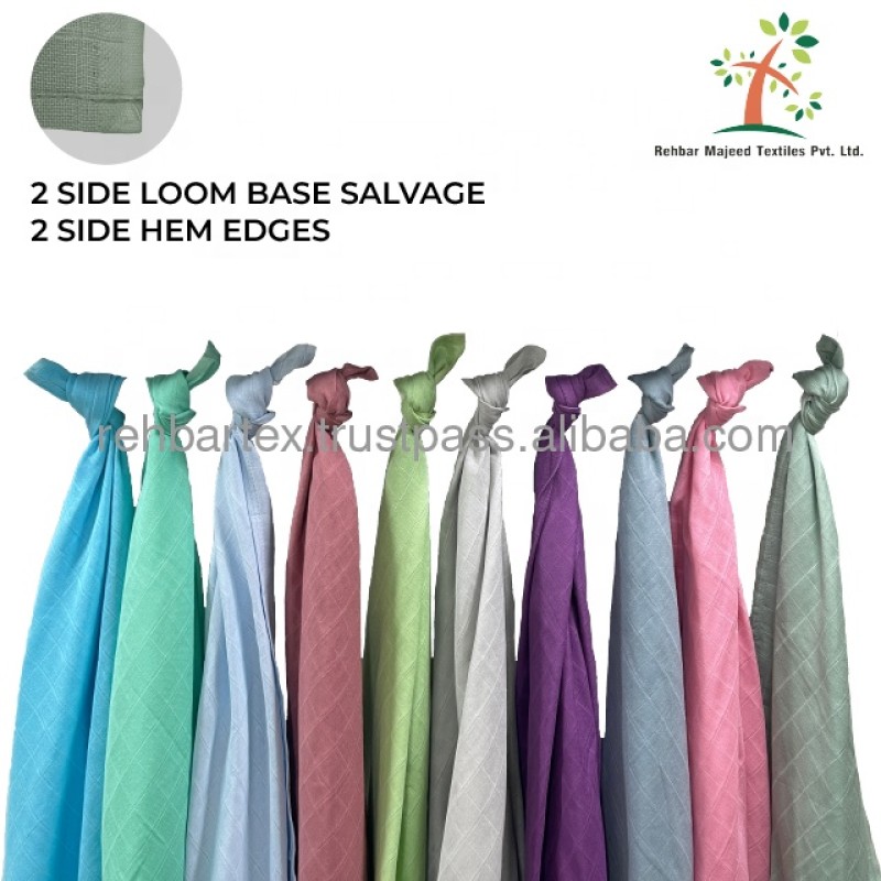 Swaddle Blankets Factory - Cotton Solid Color Breathable Eco-Friendly