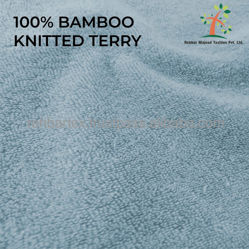 Bamboo Wipes Manufacturer - Knitted Terry Soft Absorbent Sustainable Reusable
