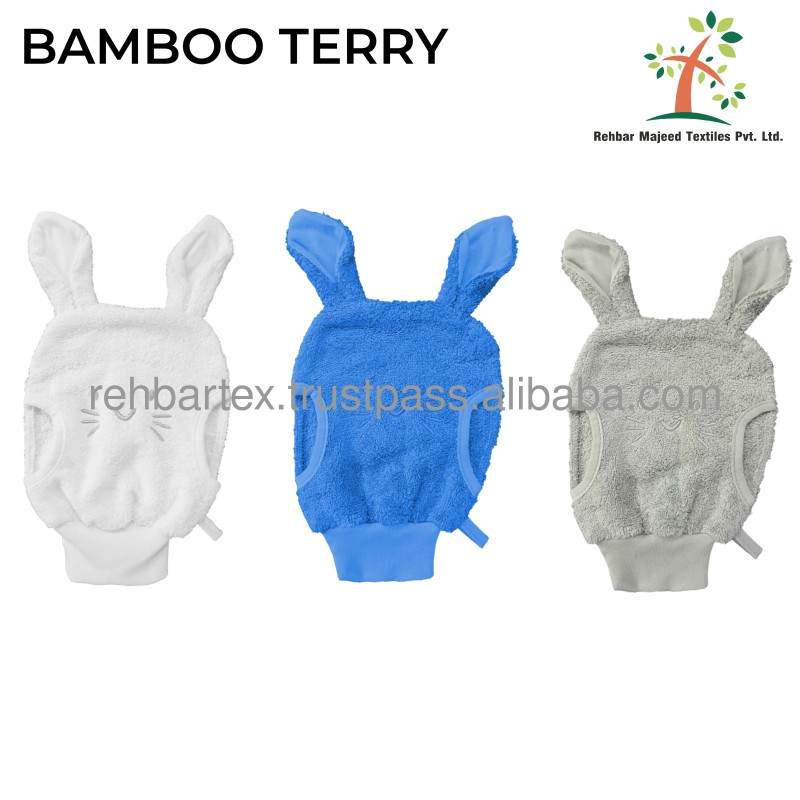 Bath Gloves Supplier - Luxury Cotton Modern Style Extra Soft Home