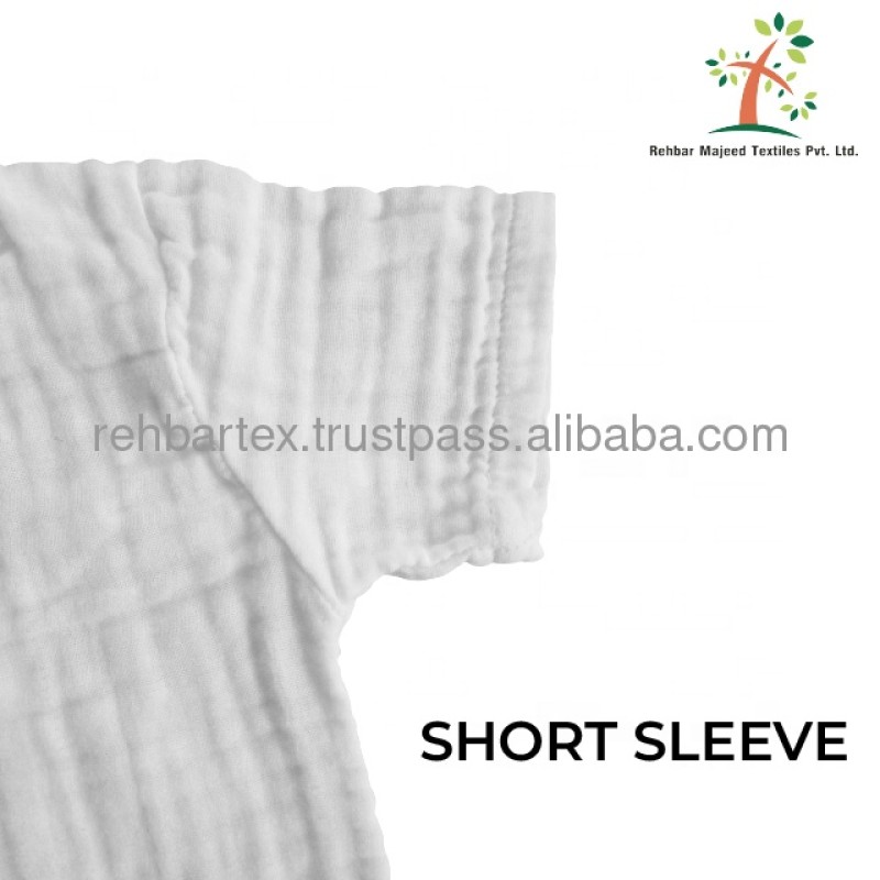 Baby Clothes Set Manufacturer - Cotton Muslin Summer Casual Tops Shorts