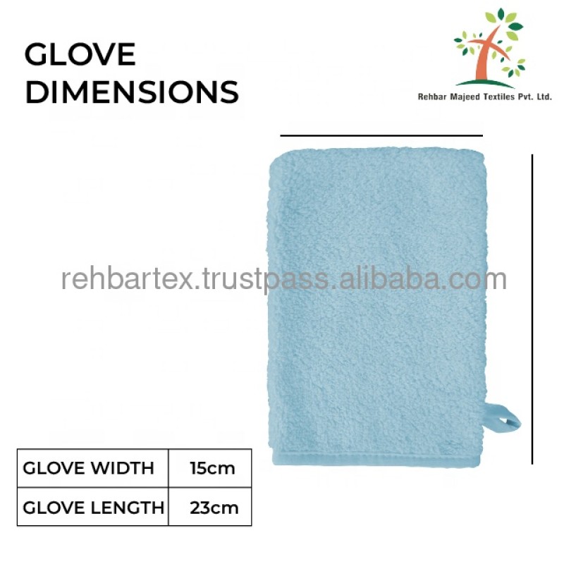 Scrub Gloves Manufacturer - Luxury Cotton Customized Size Gentle Eco-Friendly