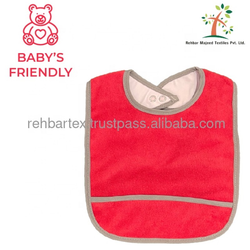 Baby Bibs Factory - Knitted Terry Adjustable Breathable PUL Back