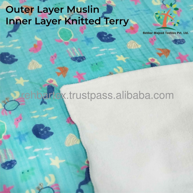 Hooded Poncho Factory - Cotton Muslin Knitted Terry Extra Soft