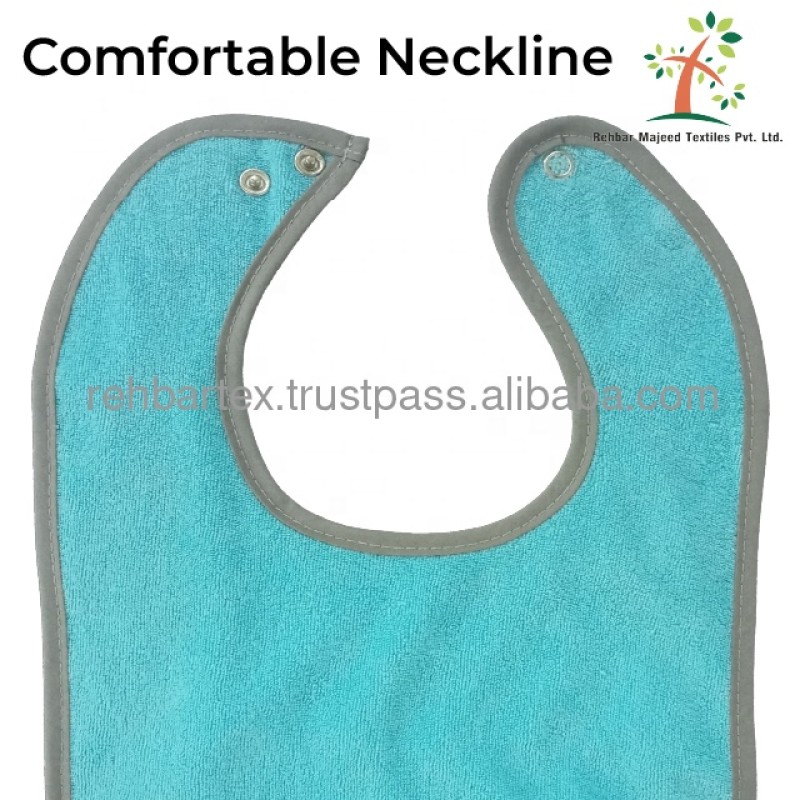 Baby Bibs Factory - Knitted Terry Adjustable Breathable PUL Back