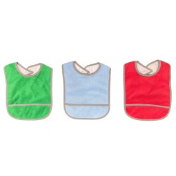 Baby Bibs Factory - Knitted Terry Adjustable Breathable PUL Back