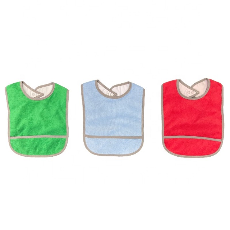 Baby Bibs Factory - Knitted Terry Adjustable Breathable PUL Back