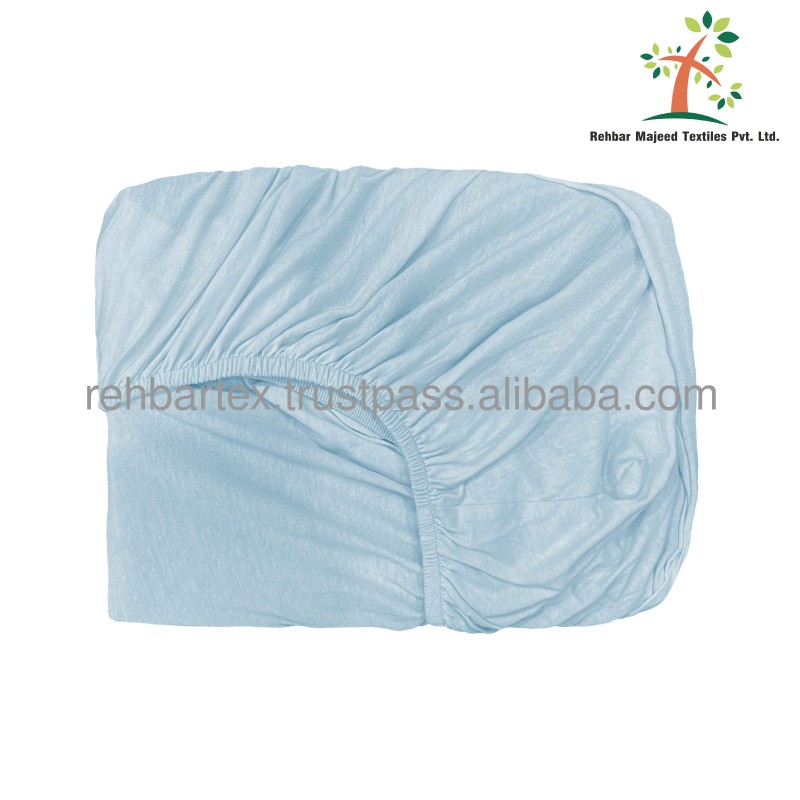 Fitted Sheet Factory - 100% Jersey Sustainable Washable Multiple Colors