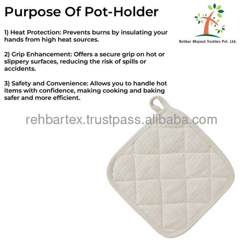 Pot Holder Manufacturer - Luxury Cotton Attractive Design Kitchen