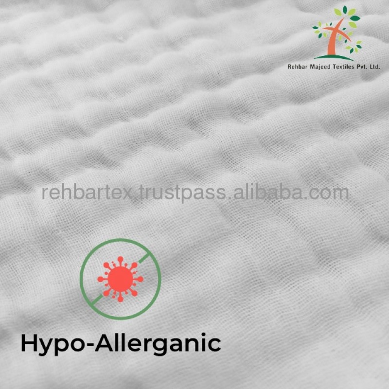 Burp Cloth Manufacturer - Cotton Muslin 3-Layers Ultra Absorbent Extra Soft