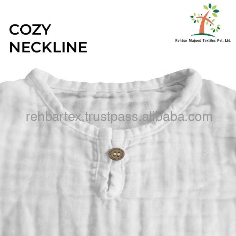 Baby Clothes Set Manufacturer - Cotton Muslin Summer Casual Tops Shorts