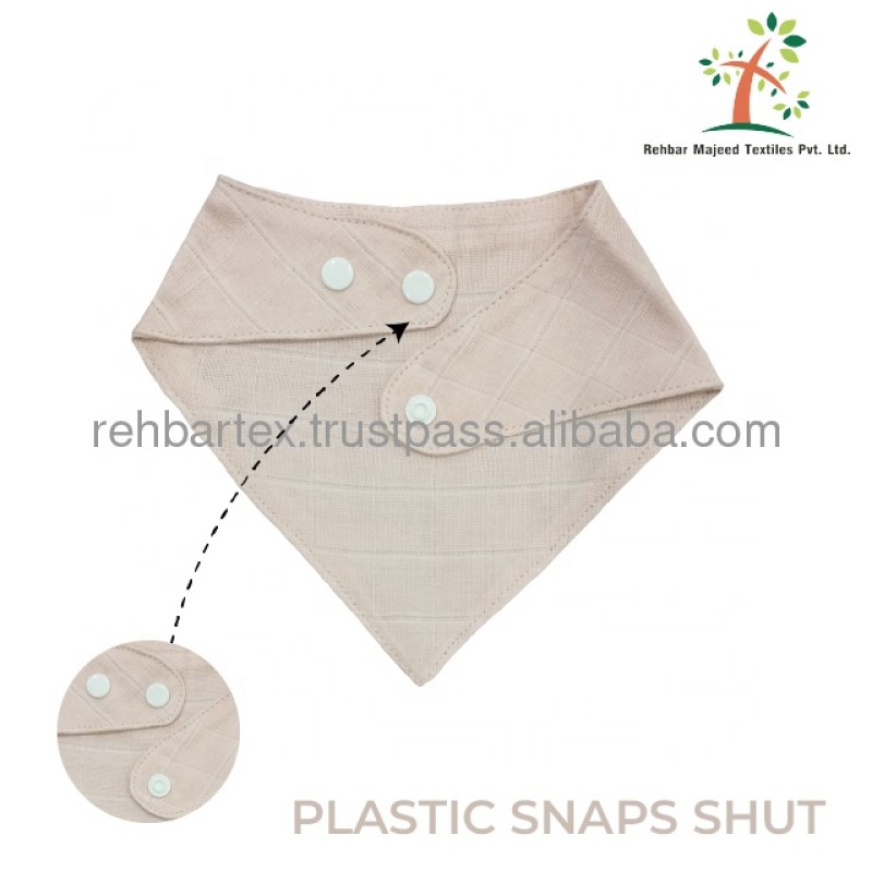 Baby Bibs Manufacturer - Cotton Adjustable Breathable Custom Size Colors