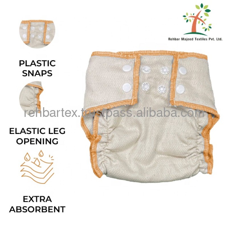Fitted Diaper Factory - Luxury Washable Extra Absorbent Reusable Soft