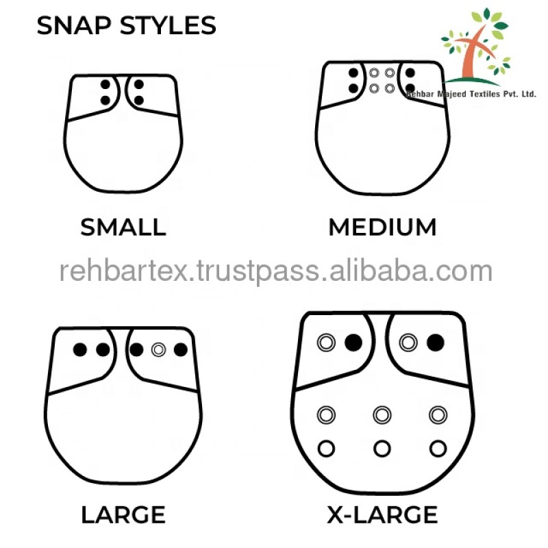 Cloth Fitted Diaper Manufacturer - Washable Customized Size Highly Absorbent