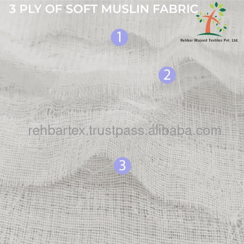 Face Cloths Manufacturer - Cotton Bubbly Muslin 3-Layer Skin-friendly