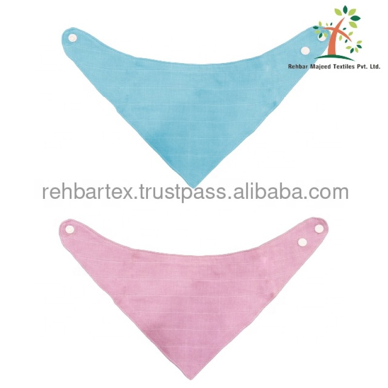 Baby Bibs Manufacturer - Cotton Adjustable Breathable Custom Size Colors