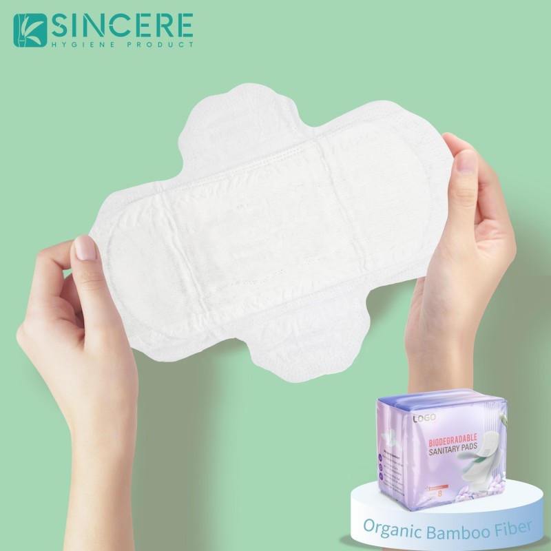 Sanitary Pads Manufacturer - Wholesale Discount Customized Organic Bamboo Fiber Biodegradable Feminine