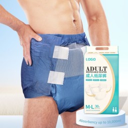 Adult Diapers Manufacturer - Disposable XL Adult Diapers Elderly Incontinence Soft Breathable High Absorption