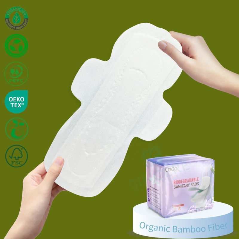 Sanitary Napkins Manufacturer - Factory Sale Organic Bamboo Soft Care Daily Use Super Absorbency