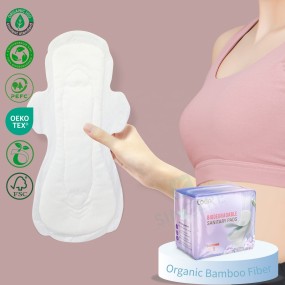 Sanitary Napkins Manufacturer - Factory Sale Organic Bamboo Soft Care Daily Use Super Absorbency