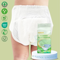 Baby Diapers Manufacturer - Wholesale Customized Eco-Friendly Large Size New Bamboo Fibre Biodegradable