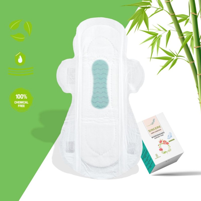 Sanitary Napkins Manufacturer - Wholesaler Eco-Friendly OEM Biodegradable Breathable Super Absorbent