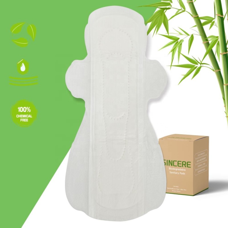 Sanitary Pads Manufacturer - Hot Sale Ultra Long Bamboo Corn Fiber Night Breathable Health Spunlace